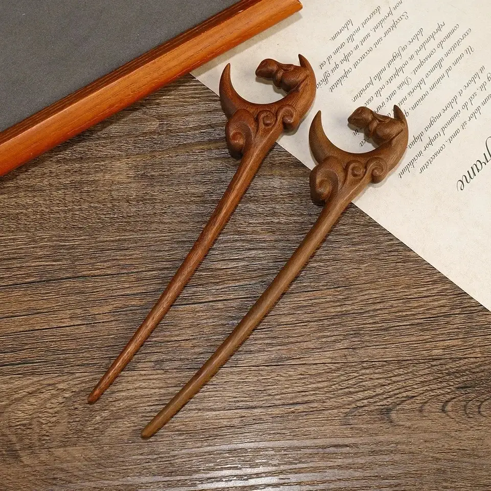 Ancient Gold Silk Hairpin for Women - Image 18