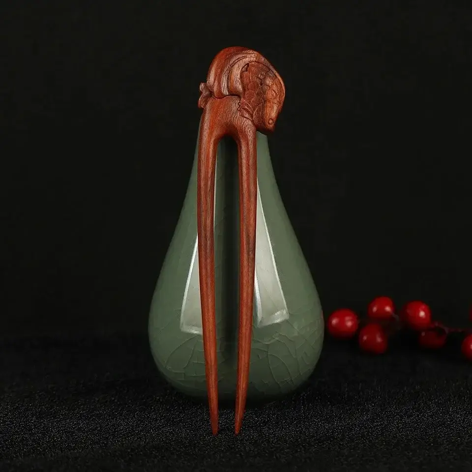 Ancient Gold Silk Hairpin for Women - Image 20