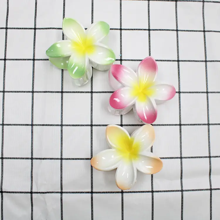 European and American cross-border new colorful egg flower bauhinia clip women's hairpin back shark clip hair accessories wholesale — feature 10