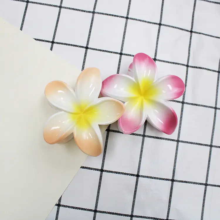 European and American cross-border new colorful egg flower bauhinia clip women's hairpin back shark clip hair accessories wholesale — feature 13