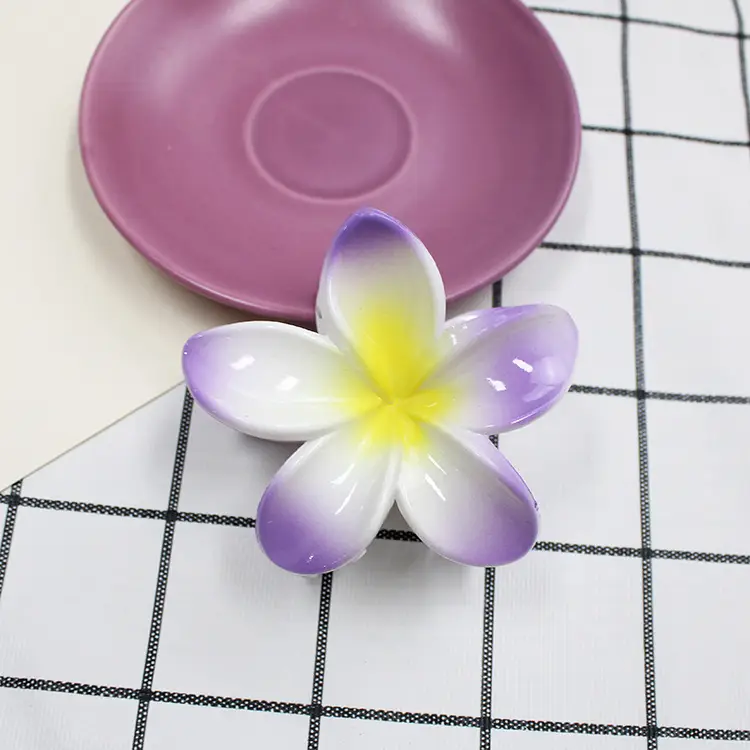 European and American cross-border new colorful egg flower bauhinia clip women's hairpin back shark clip hair accessories wholesale — feature 15