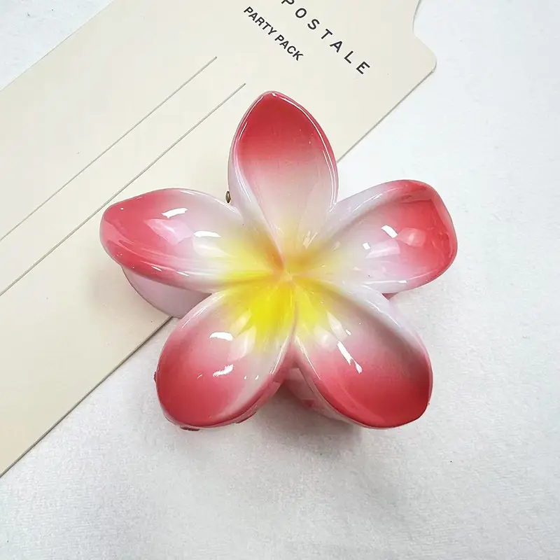 European and American cross-border new colorful egg flower bauhinia clip women's hairpin back shark clip hair accessories wholesale - Image 11