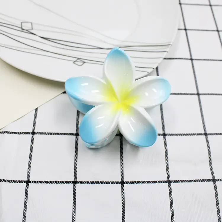 European and American cross-border new colorful egg flower bauhinia clip women's hairpin back shark clip hair accessories wholesale - Image 5