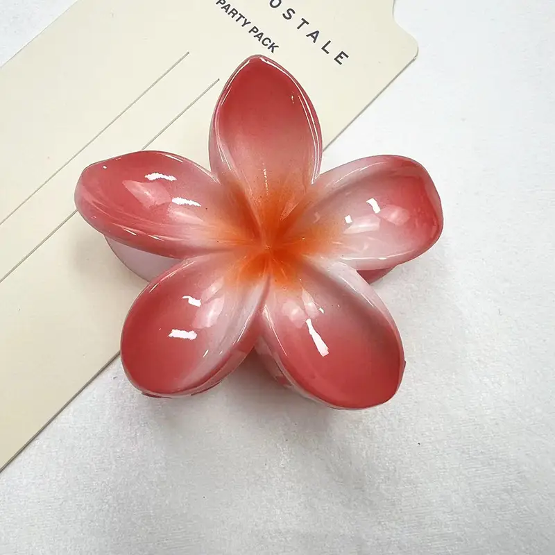European and American cross-border new colorful egg flower bauhinia clip women's hairpin back shark clip hair accessories wholesale - Image 8