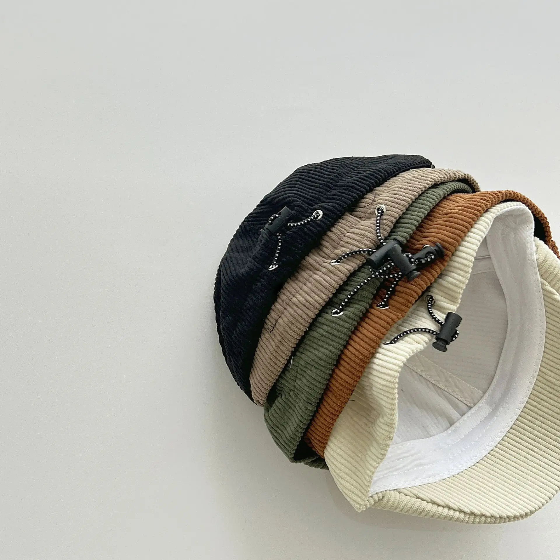 Boston Letter Wool Baby Cap Beige Winter