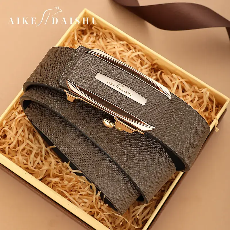 New Men's Toothless Automatic Buckle Belt - Image 4