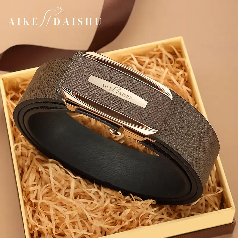 New Men's Toothless Automatic Buckle Belt - Image 5