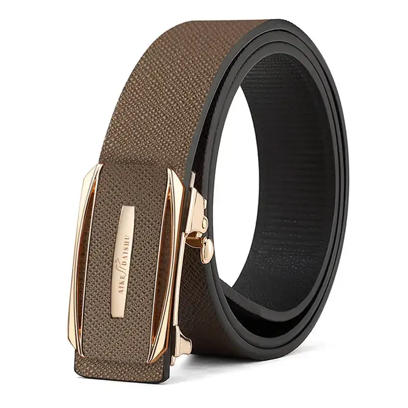 New Men's Toothless Automatic Buckle Belt