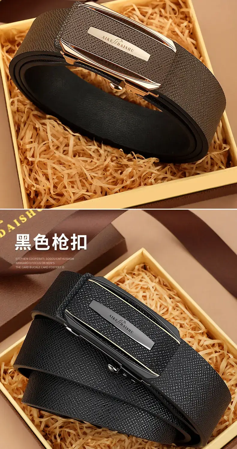 New Men's Toothless Automatic Buckle Belt β feature 17