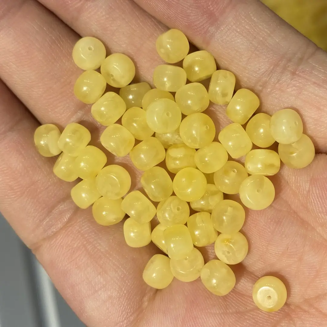 Natural Russian White Beads Old Beads Evil White Nectar Beads - Image 3