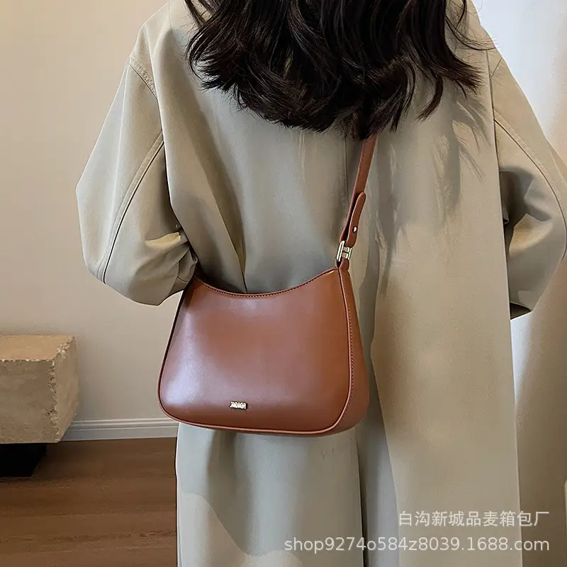 Women's Brown Leather Shoulder Crossbody Bag 2026 - Image 8