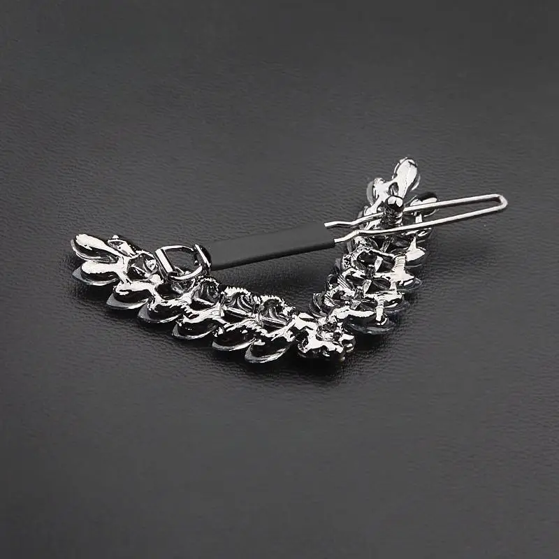 Leaf Hairpin with Silver Leaf Design — feature 9