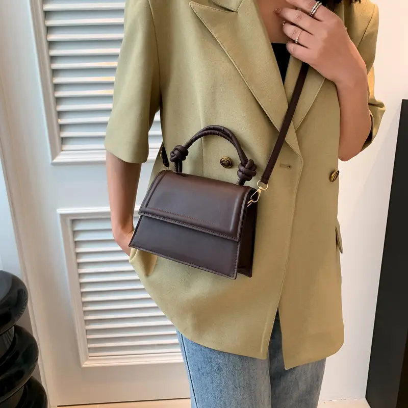 Casual Brown Shoulder Bag 2023 Summer Style - Image 7