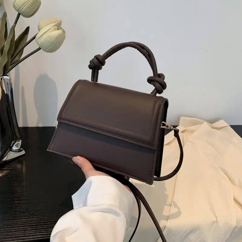 Casual Brown Shoulder Bag 2023 Summer Style - Image 5