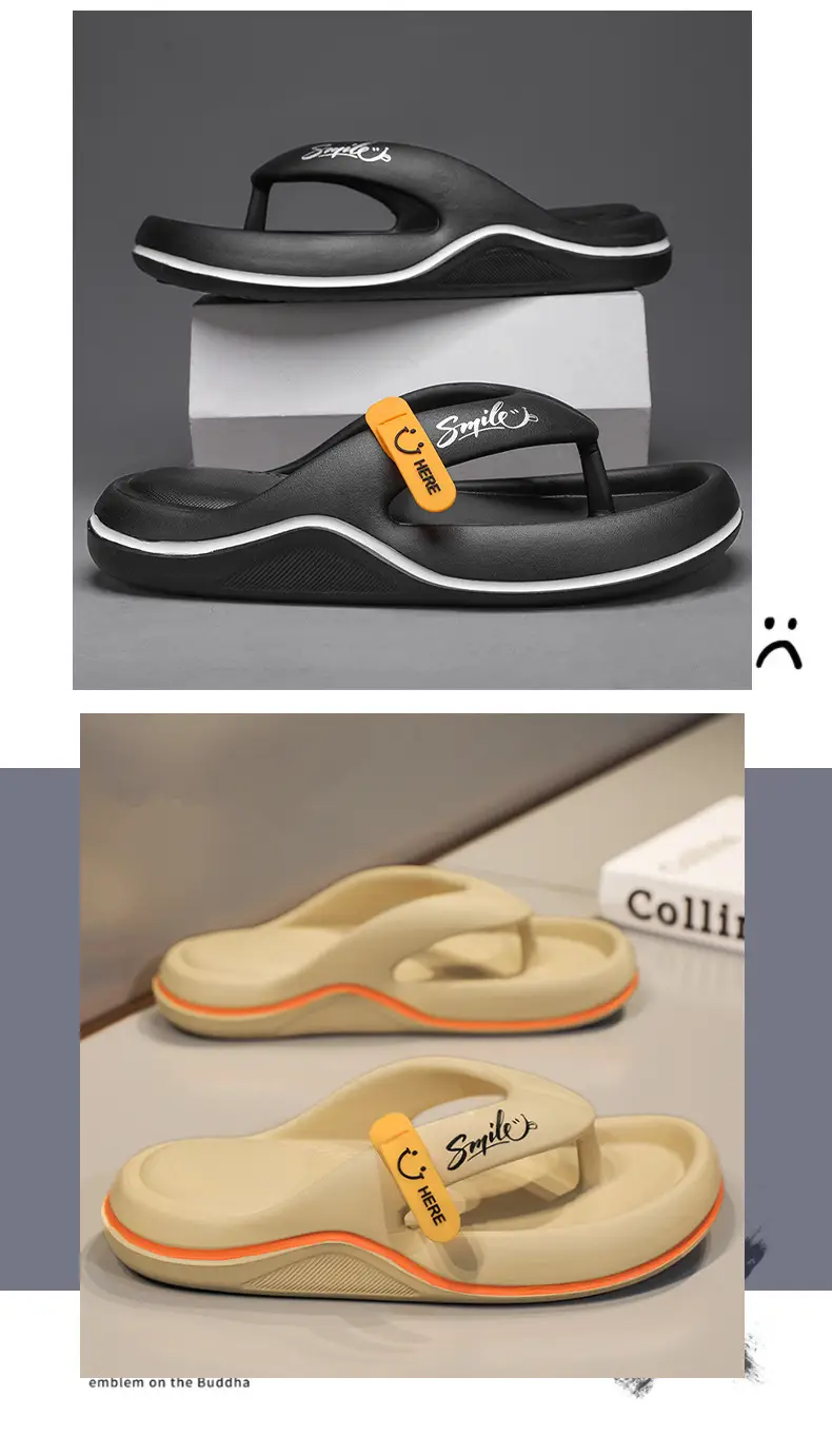 Jinjiang Dachang Cross-border EVA Flip Flops Summer Casual Shit-stepping Men's Slippers Outwear Fashionable Beach Sandals — feature 11
