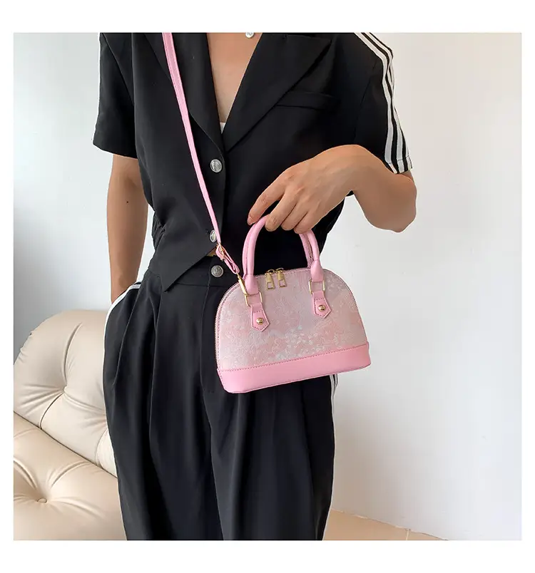 Black Embroidered Shoulder Messenger Bag for Women — feature 10