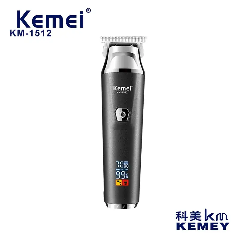 KEMEI KM-1512 LCD Hair Clipper with Oil Head - Image 3