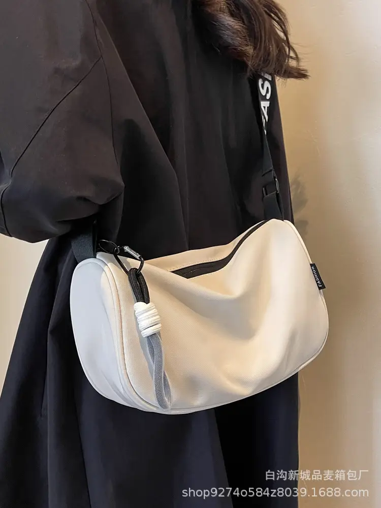 Women Crossbody Bag Black Nylon 2026 Fashion - Image 6
