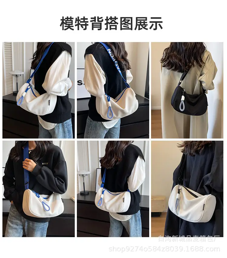 Women Crossbody Bag Black Nylon 2026 Fashion — feature 7