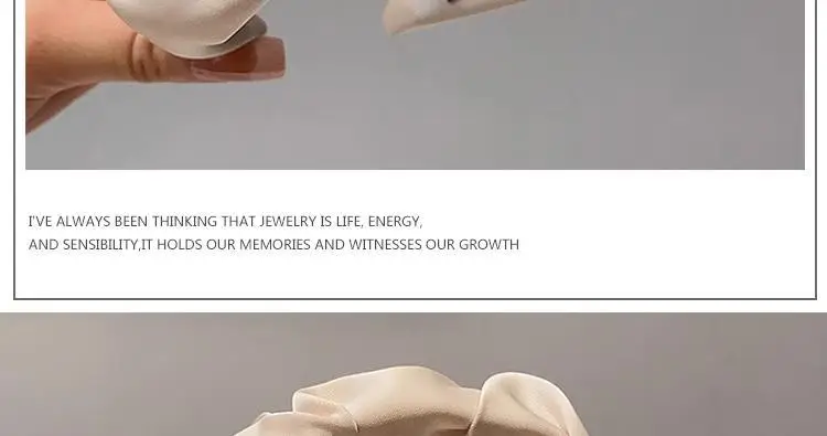 Women's Brown Pearl Wide Brim Headband — feature 5