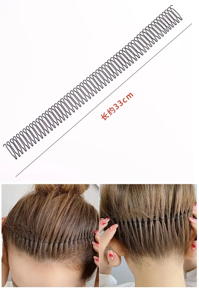 Black Metal Hair Breaking Invisible Hairpin for Girls — feature 11