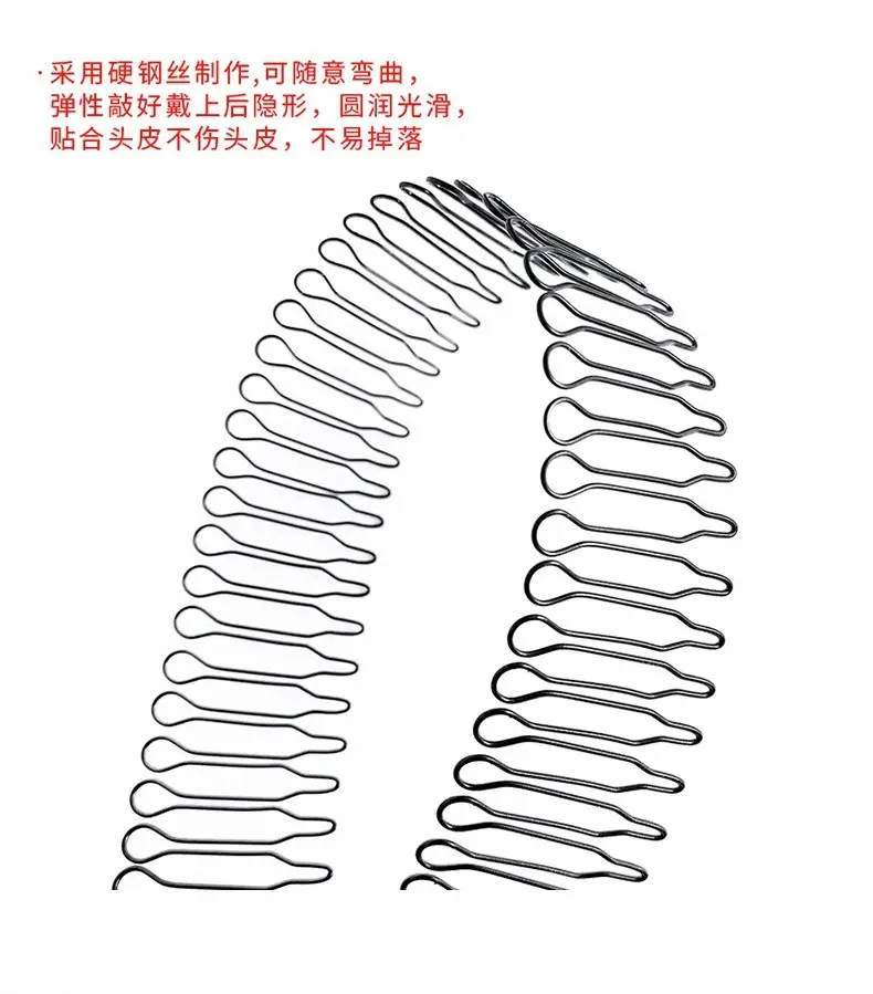 Black Metal Hair Breaking Invisible Hairpin for Girls — feature 5