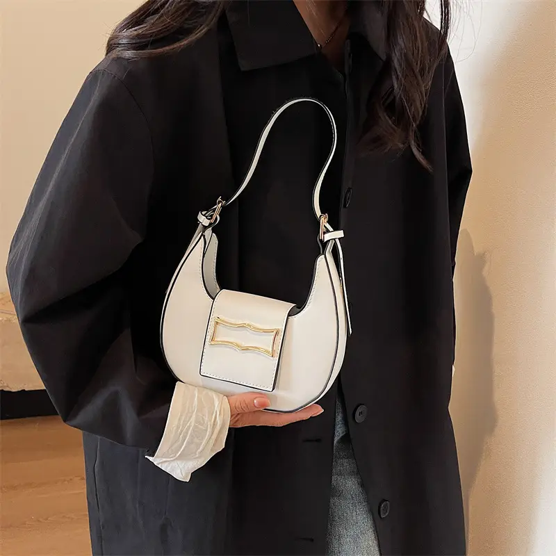 Women's Green French Leather Shoulder Bag 2025 - Image 12