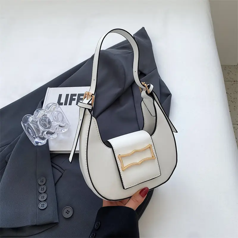 Women's Green French Leather Shoulder Bag 2025 - Image 2