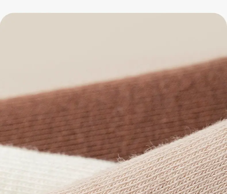 Boneless Socks Women's Mid-Calf Socks Summer Thin Pure Color Stockings Hand-Sewn Autum Confinement Stockings White Pile — feature 7