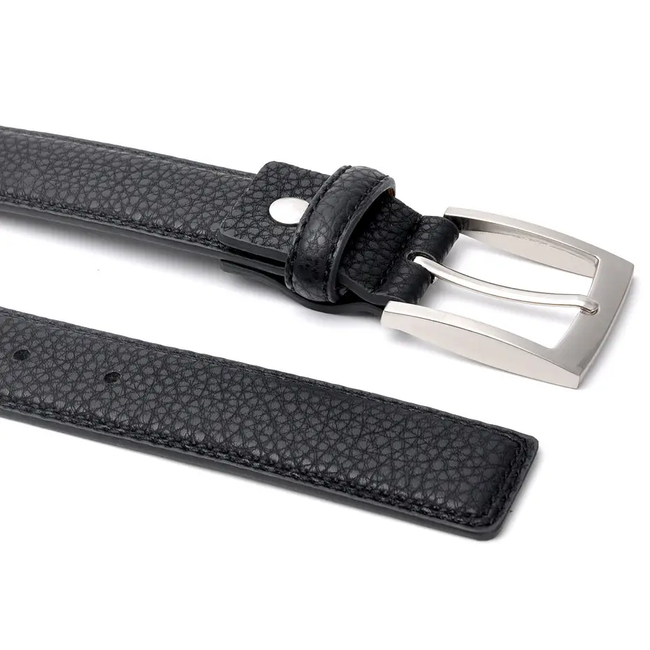 Men's Belt Lychee Pattern Pu Zinc Buckle 2026 - Image 5