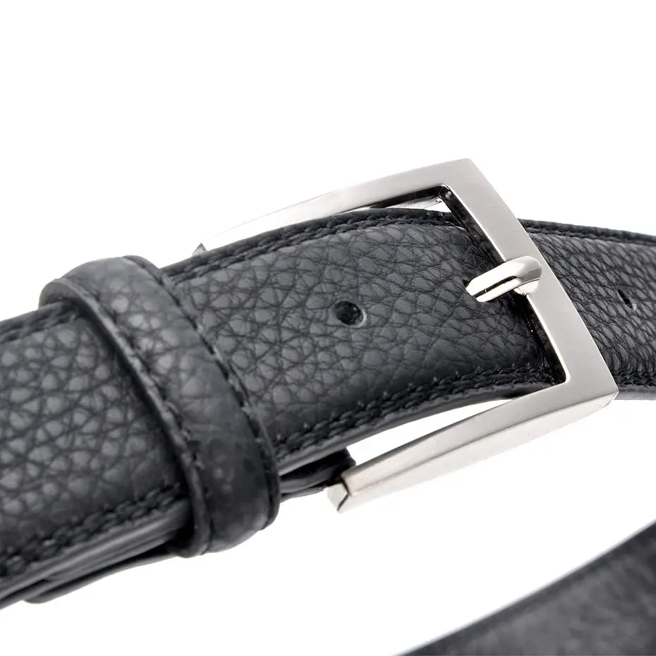 Men's Belt Lychee Pattern Pu Zinc Buckle 2026 - Image 7