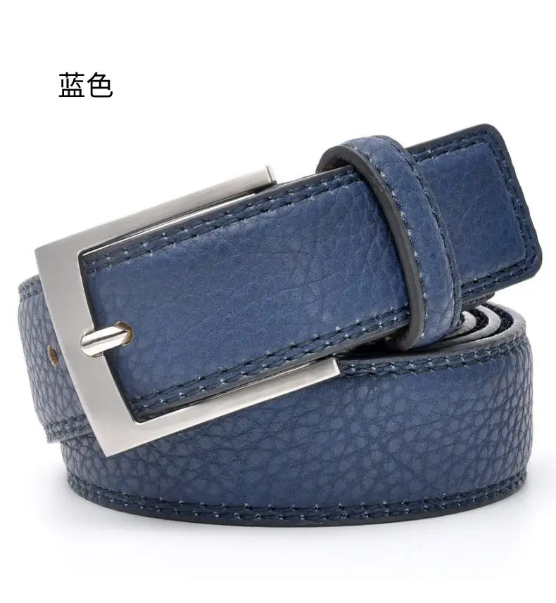 Men's Belt Lychee Pattern Pu Zinc Buckle 2026 β feature 7