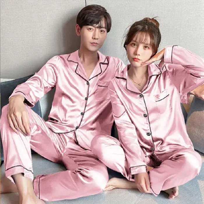 Ice Silk Long Sleeve Trousers for Men Large - Image 11