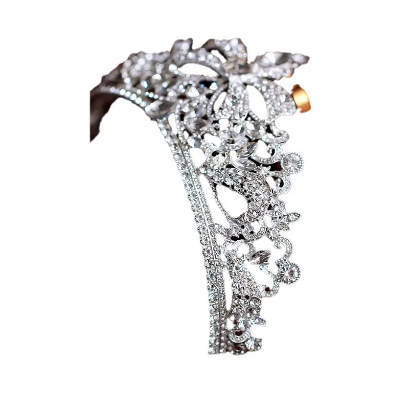 Luxury Pearl Crown for Bridal Hair Accessories - Image 4