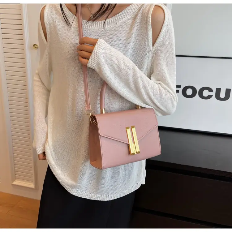 Pink Korean Style Women's Shoulder Messenger Bag — feature 11