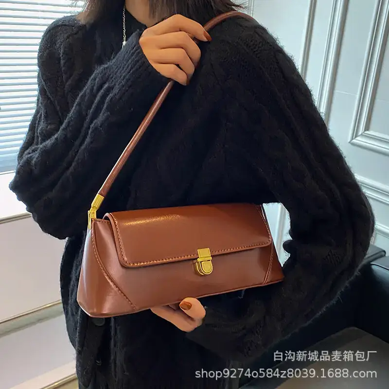 Women's White French Niche Shoulder Bag 2023 - Image 7