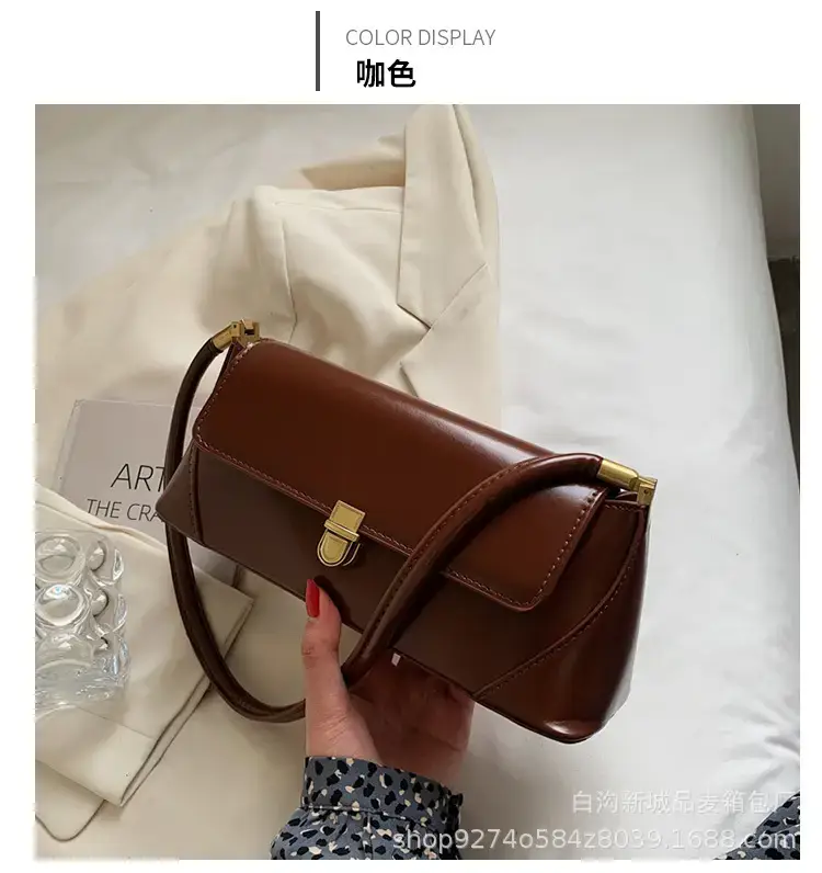 Women's White French Niche Shoulder Bag 2023 — feature 16