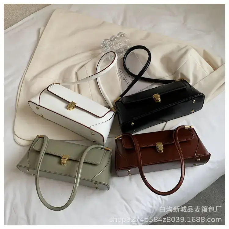 Women's White French Niche Shoulder Bag 2023 — feature 9