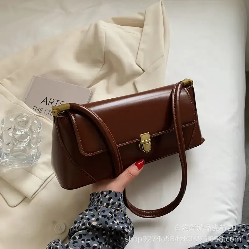 Women's White French Niche Shoulder Bag 2023 - Image 3