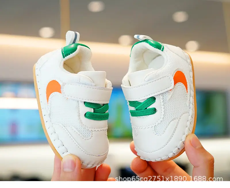 White Pink Toddler Shoes 0-1 Years Soft Bottom Non-Slip — feature 8