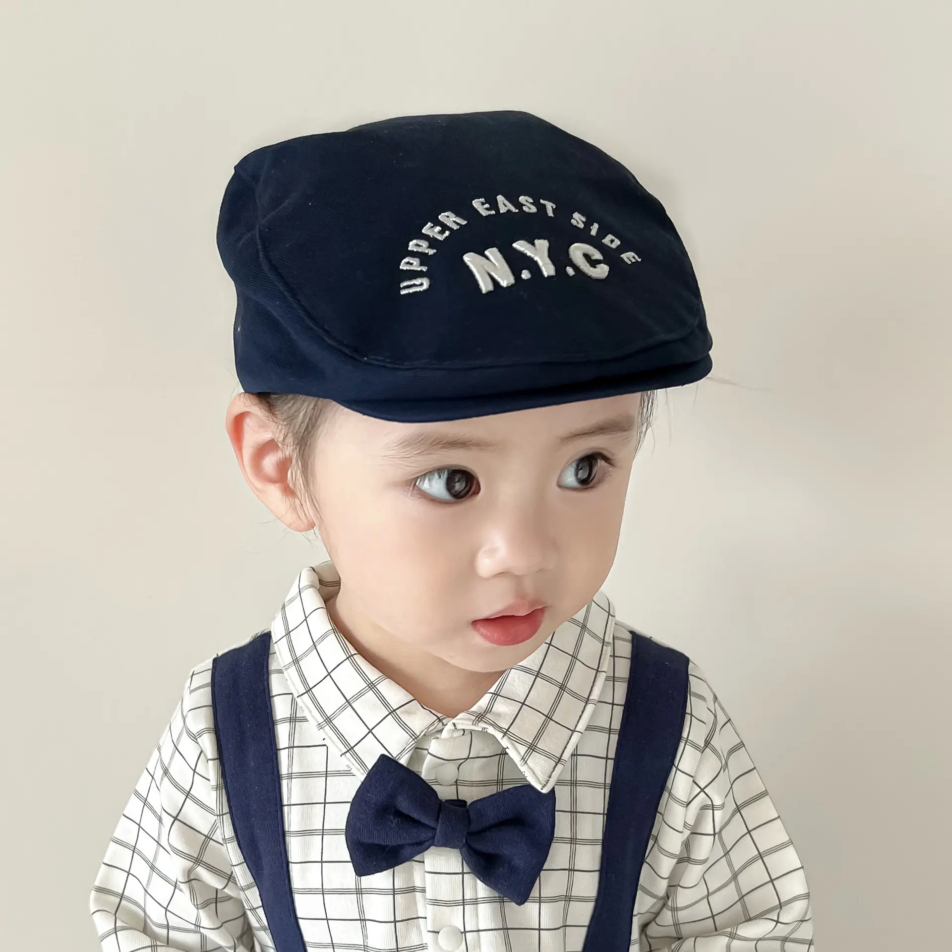 Qiannan Baby Cap Forward Hat White New - Image 4