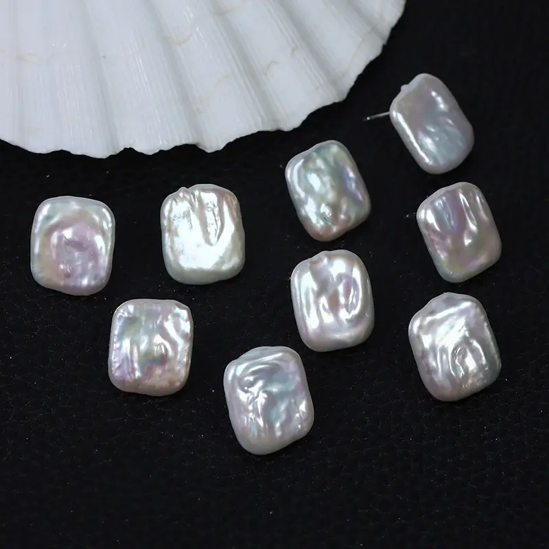 Retro Baroque Pearl Earrings S925 Sterling Silver - Image 3