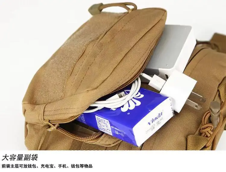 Outdoor Tactical Waist Bag Men's Cycling Mountaineering Sports Mobile Phone Shoulder Crossbody Bag Casual Men's Belt Bag Wholesale Bag — feature 13