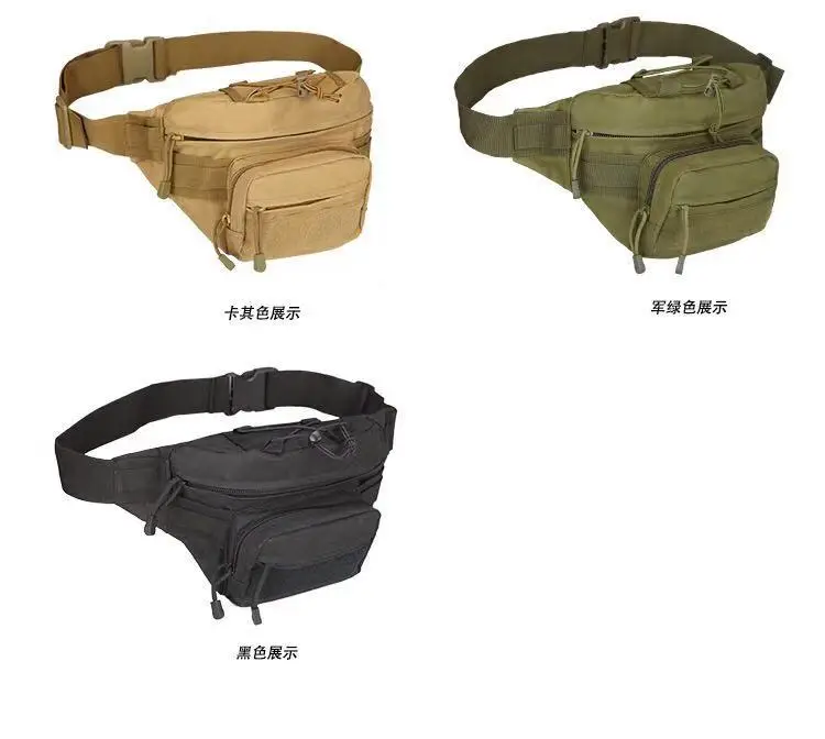 Outdoor Tactical Waist Bag Men's Cycling Mountaineering Sports Mobile Phone Shoulder Crossbody Bag Casual Men's Belt Bag Wholesale Bag — feature 7