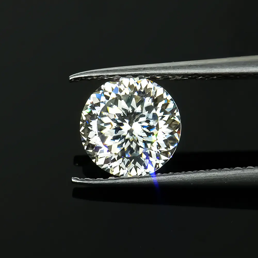 100-Facet Cut Moissanite Diamonds Round 1-3 Carat - Image 2