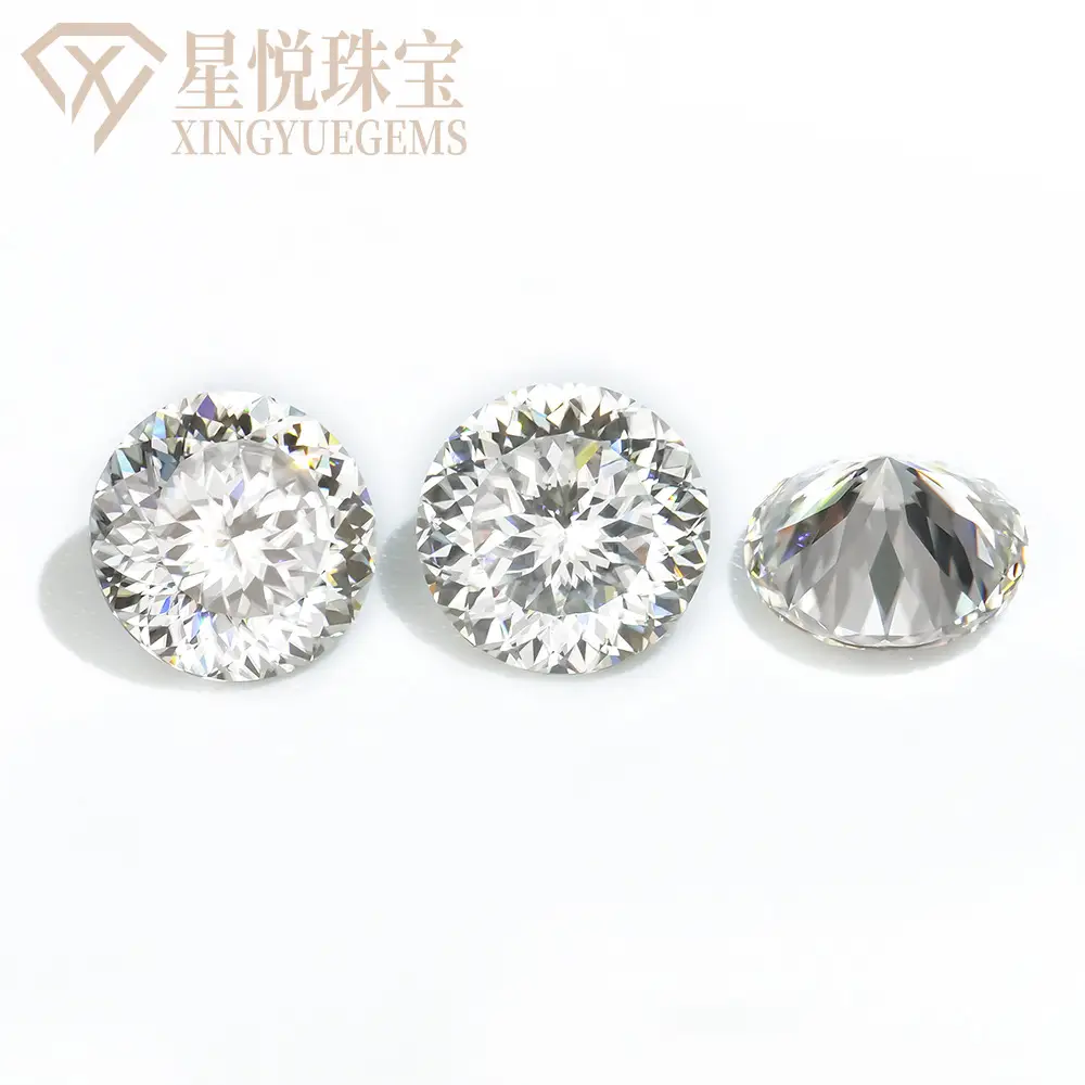 100-Facet Cut Moissanite Diamonds Round 1-3 Carat — feature 5