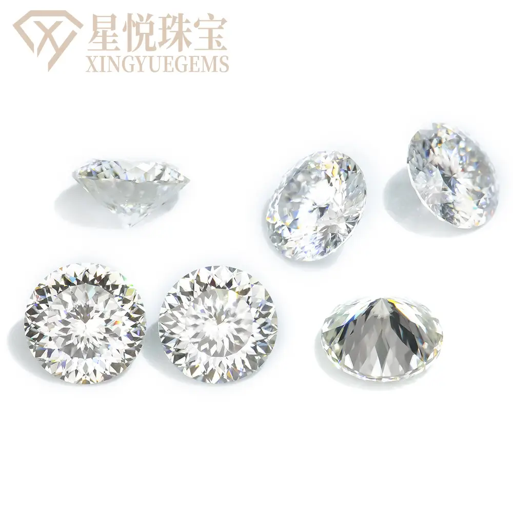 100-Facet Cut Moissanite Diamonds Round 1-3 Carat — feature 6