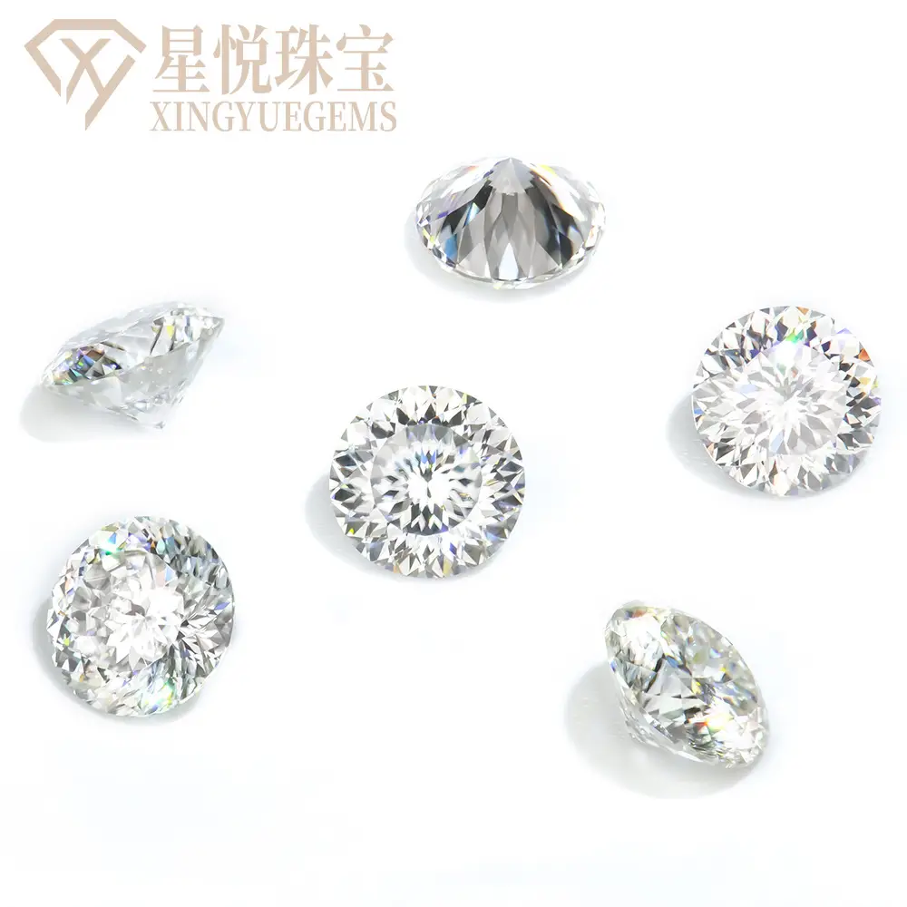 100-Facet Cut Moissanite Diamonds Round 1-3 Carat — feature 7