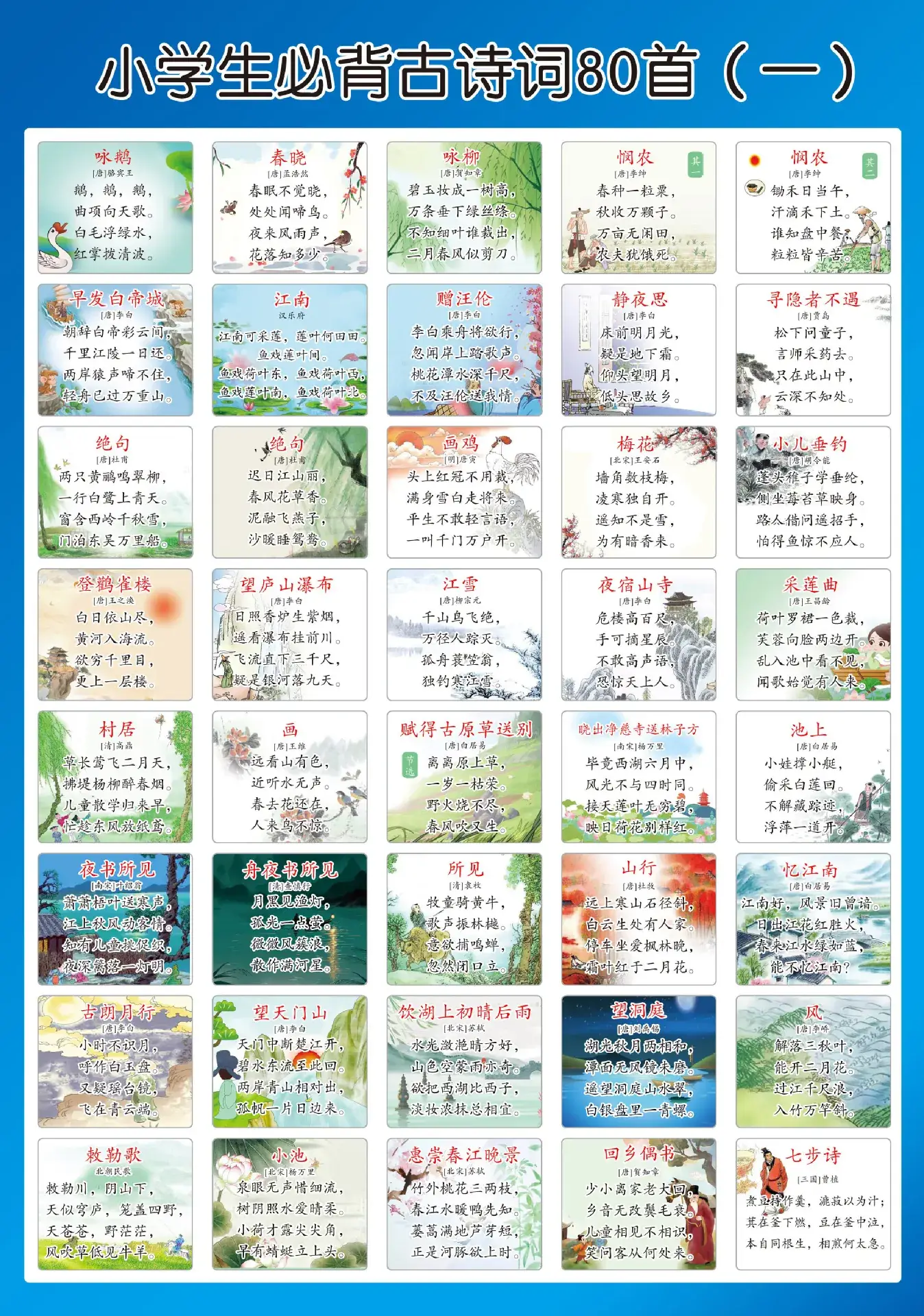 小学一年级上册数学学习单 10以内加减 20 张贴纸