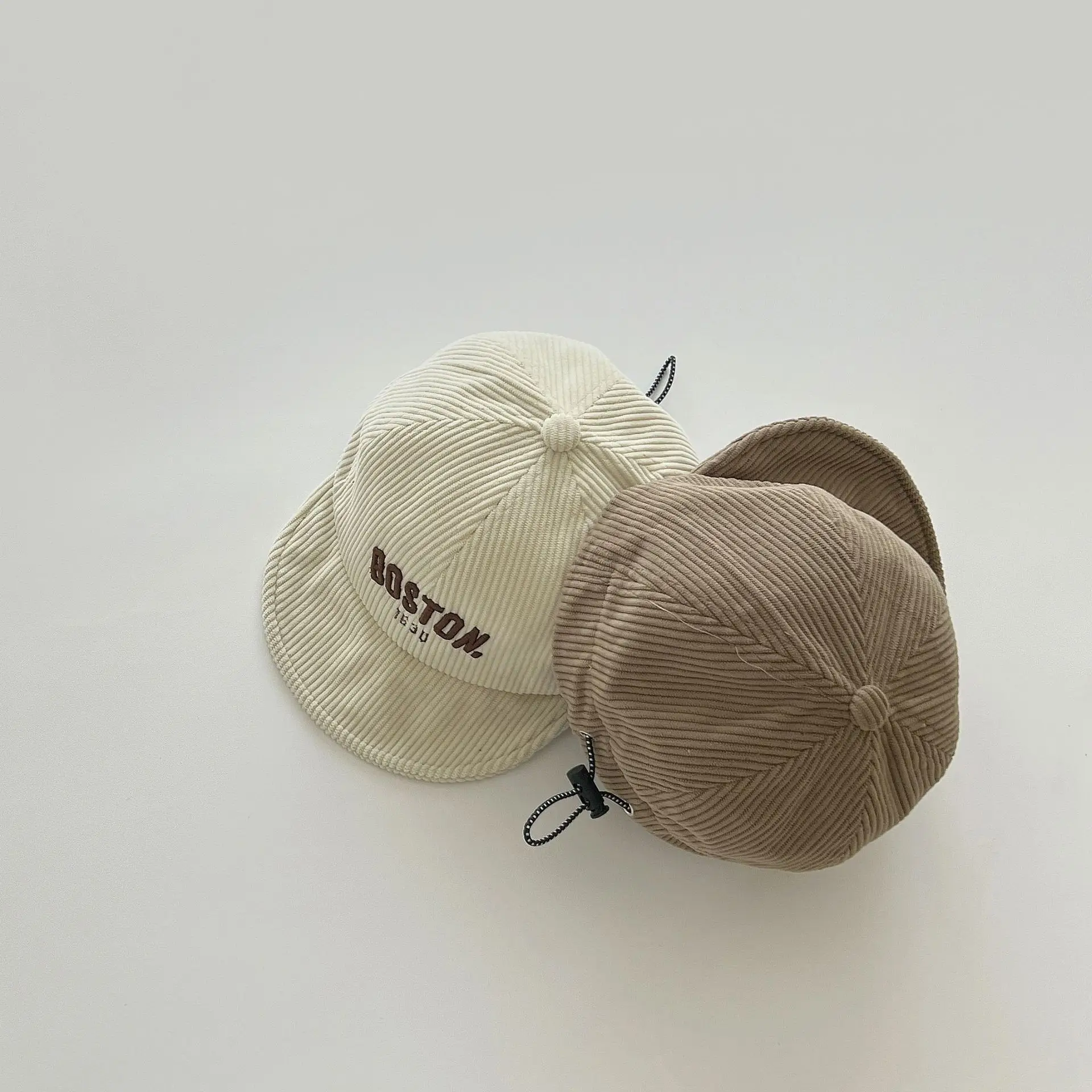 Boston Embroidered Baby Cap Autumn Winter New Ins